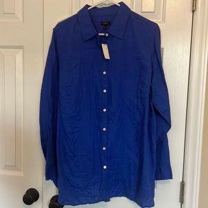 New with tag Talbot 100 linen shirt - size 1X.